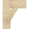 Ekena Millwork Traditional Block Rough Sawn Bracket, Douglas Fir, 6"W x 18"D x 22"H BKT06X18X22TRA05RDF - alternate 2
